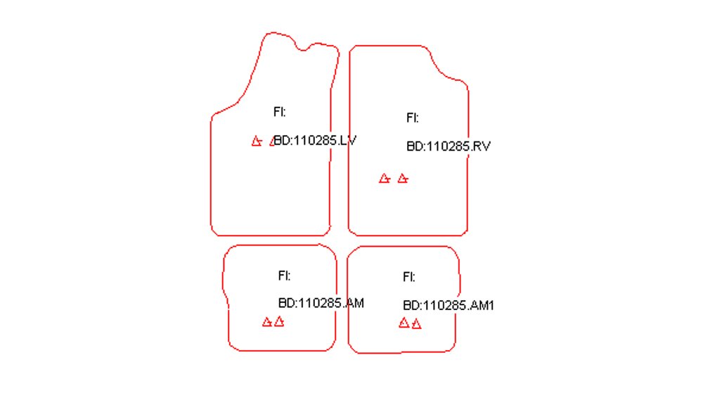 Automattenset 4-delig Naaldvilt - Zwart voor Alfa Romeo Giulietta Giulietta - 1977 - 1985 Automattenset 4-delig Naaldvilt - Zwart voor Alfa Romeo Giulietta Giulietta - 1977 - 1985