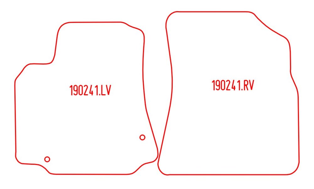 Automattenset Voorset 2-delig Naaldvilt - Zwart voor Citroen Berlingo Berlingo - 2008 - 2018 Automattenset Voorset 2-delig Naaldvilt - Zwart voor Citroen Berlingo Berlingo - 2008 - 2018