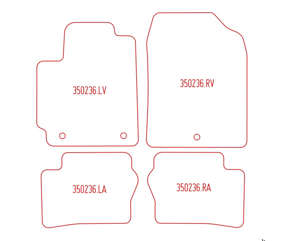 Automattenset Voorset 2-delig Naaldvilt - Zwart voor Kia Picanto Picanto - 2017 - heden Automattenset Voorset 2-delig Naaldvilt - Zwart voor Kia Picanto Picanto - 2017 - heden