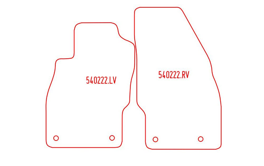 Automattenset 4-delig Naaldvilt - Zwart voor Opel Corsa Corsa D - 2006 - 2014 Automattenset 4-delig Naaldvilt - Zwart voor Opel Corsa Corsa D - 2006 - 2014