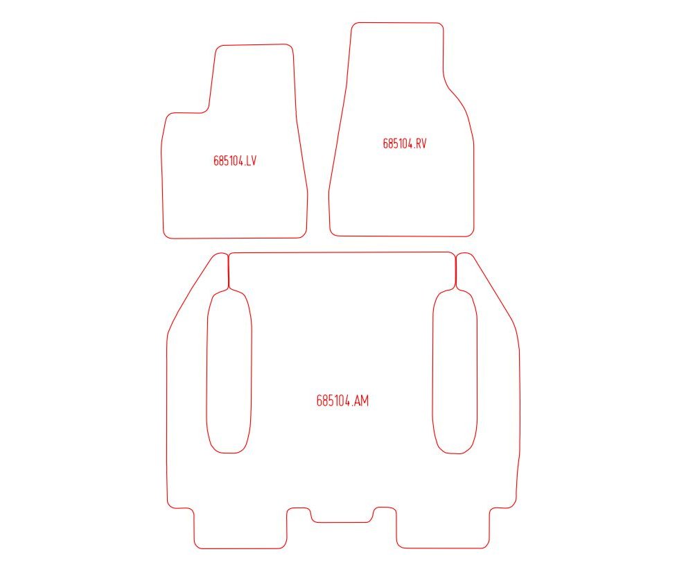 Automattenset Complete set Spacewagon Naaldvilt - Zwart voor Tesla Model X Model X - 2016 - heden Automattenset Complete set Spacewagon Naaldvilt - Zwart voor Tesla Model X Model X - 2016 - heden