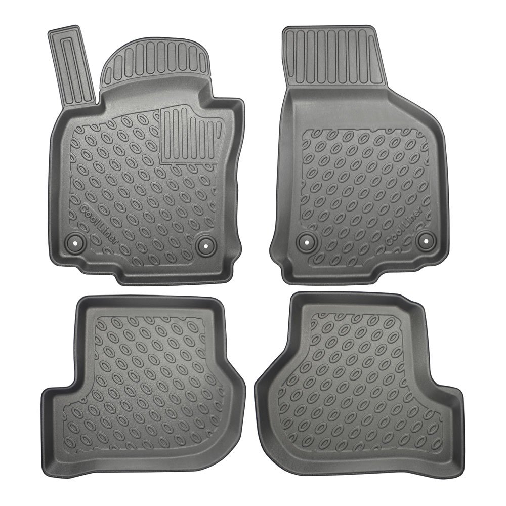Volkswagen Golf V/ Golf VI 2003-2012 / Volkswagen Jetta 2005-2011 / Volkswagen Scirocco 2008-heden / Skoda Octavia 2004-2013-Schaalmatten 3D Volkswagen Golf V/ Golf VI 2003-2012 / Volkswagen Jetta 2005-2011 / Volkswagen Scirocco 2008-heden / Skoda Octavia 2004-2013-Schaalmatten 3D