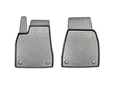 Tesla Model X 6/7 persoons 2016-2020 (set voormatten) - Schaalmatten 3D Tesla Model X 6/7 persoons 2016-2020 (set voormatten) - Schaalmatten 3D