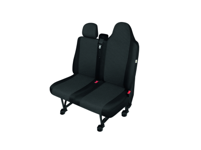 Pasvorm stoelhoes Renault Master / Opel Movano / Nissan NV400/Interstar - ARES - DV2 - 2-zits duobank (met split in alleen in rugleuning) Pasvorm stoelhoes Renault Master / Opel Movano / Nissan NV400/Interstar - ARES - DV2 - 2-zits duobank (met split in alleen in rugleuning)